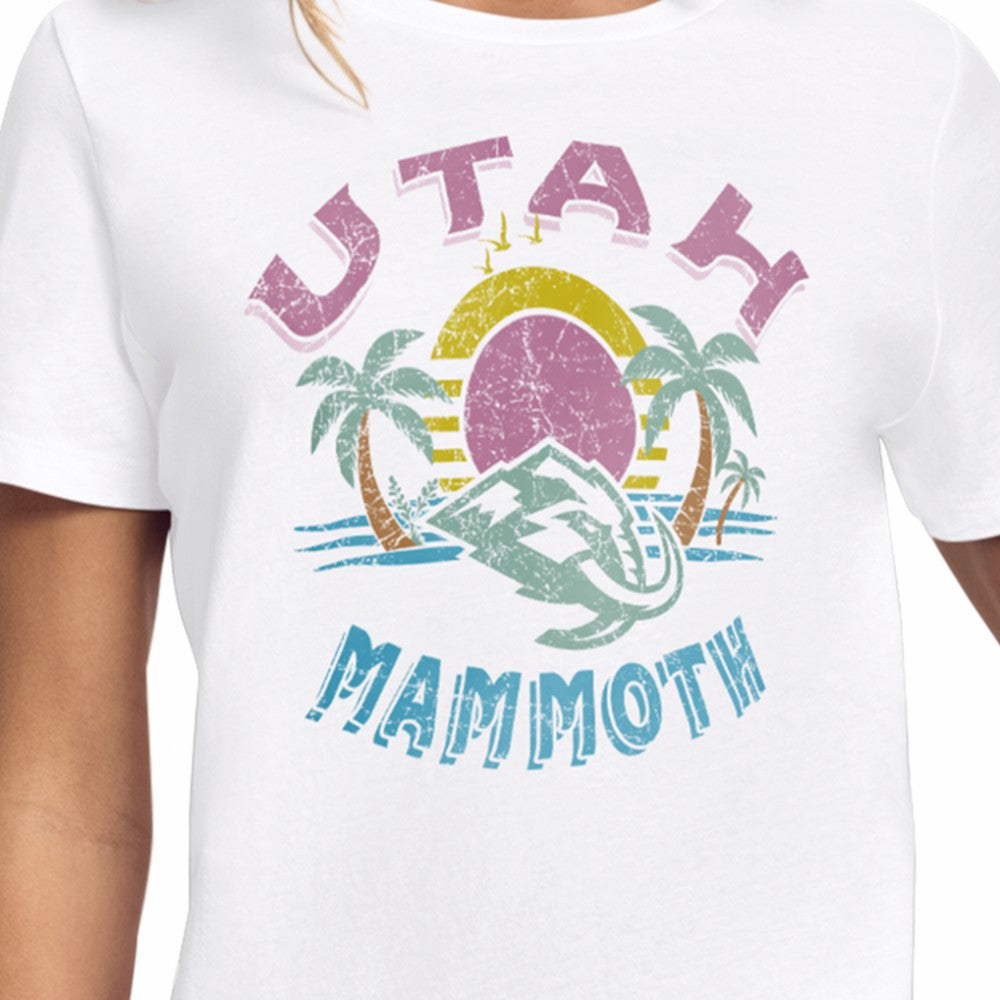 NHL Utah Mammoth Starter Women's Tonal Beach T-Shirt - White
