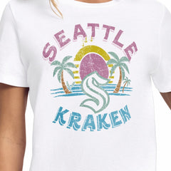 NHL Seattle Kraken Starter Women's Tonal Beach T-Shirt - White