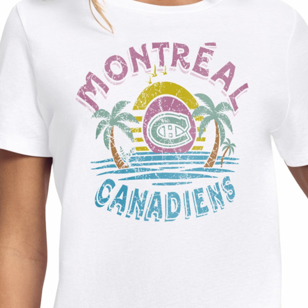 NHL Montreal Canadiens Starter Women's Tonal Beach T-Shirt - White