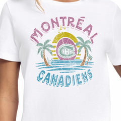 NHL Montreal Canadiens Starter Women's Tonal Beach T-Shirt - White