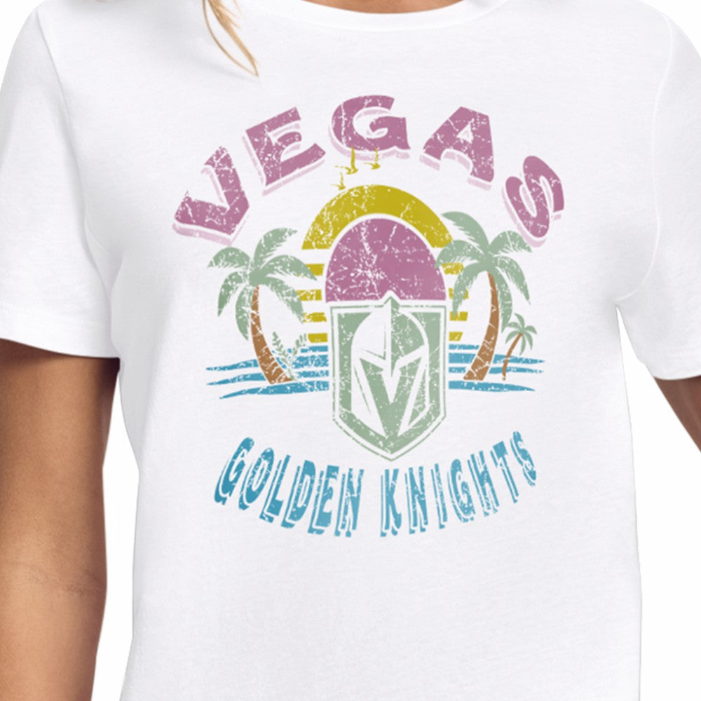 NHL Vegas Golden Knights Starter Women's Tonal Beach T-Shirt - White