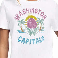 NHL Washington Capitals Starter Women's Tonal Beach T-Shirt - White