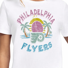 NHL Philadelphia Flyers Starter Women's Tonal Beach T-Shirt - White