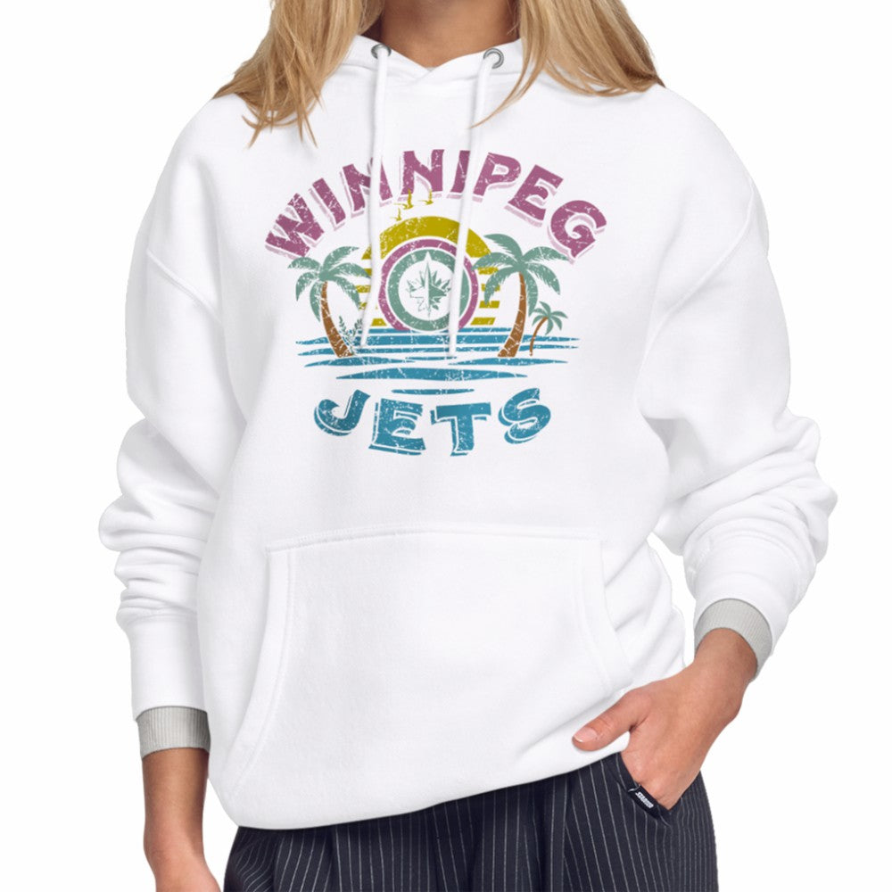 NHL Winnipeg Jets Starter Women's Tonal Beach Hoodie - White
