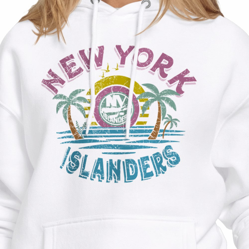 NHL New York Islanders Starter Women's Tonal Beach Hoodie - White