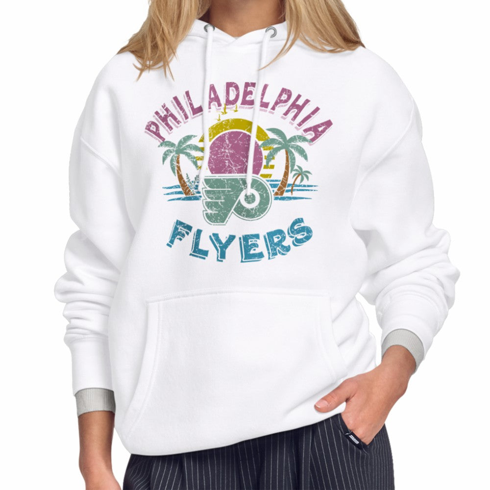 NHL Philadelphia Flyers Starter Women's Tonal Beach Hoodie - White
