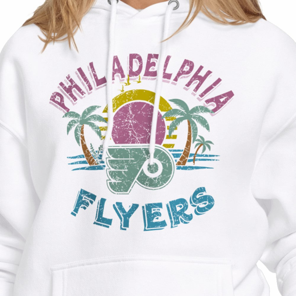 NHL Philadelphia Flyers Starter Women's Tonal Beach Hoodie - White