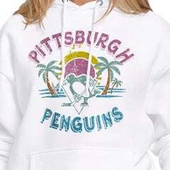 NHL Pittsburgh Penguins Starter Women's Tonal Beach Hoodie - White