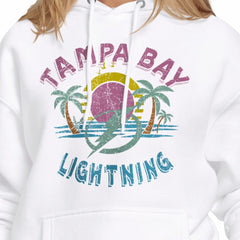 NHL Tampa Bay Lightning Starter Women's Tonal Beach Hoodie - White