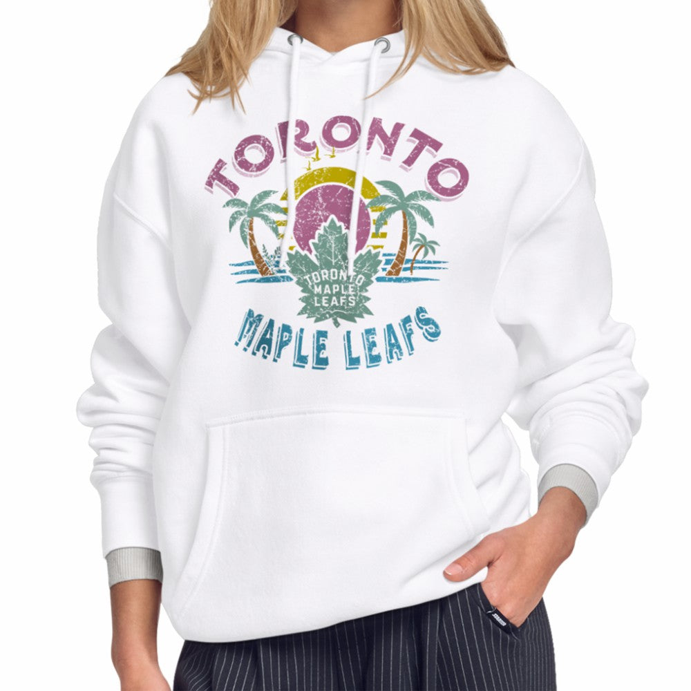 NHL Toronto Maple Leafs Starter Women's Tonal Beach Hoodie - White