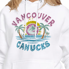 NHL Vancouver Canucks Starter Women's Tonal Beach Hoodie - White