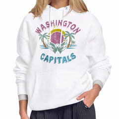 NHL Washington Capitals Starter Women's Tonal Beach Hoodie - White
