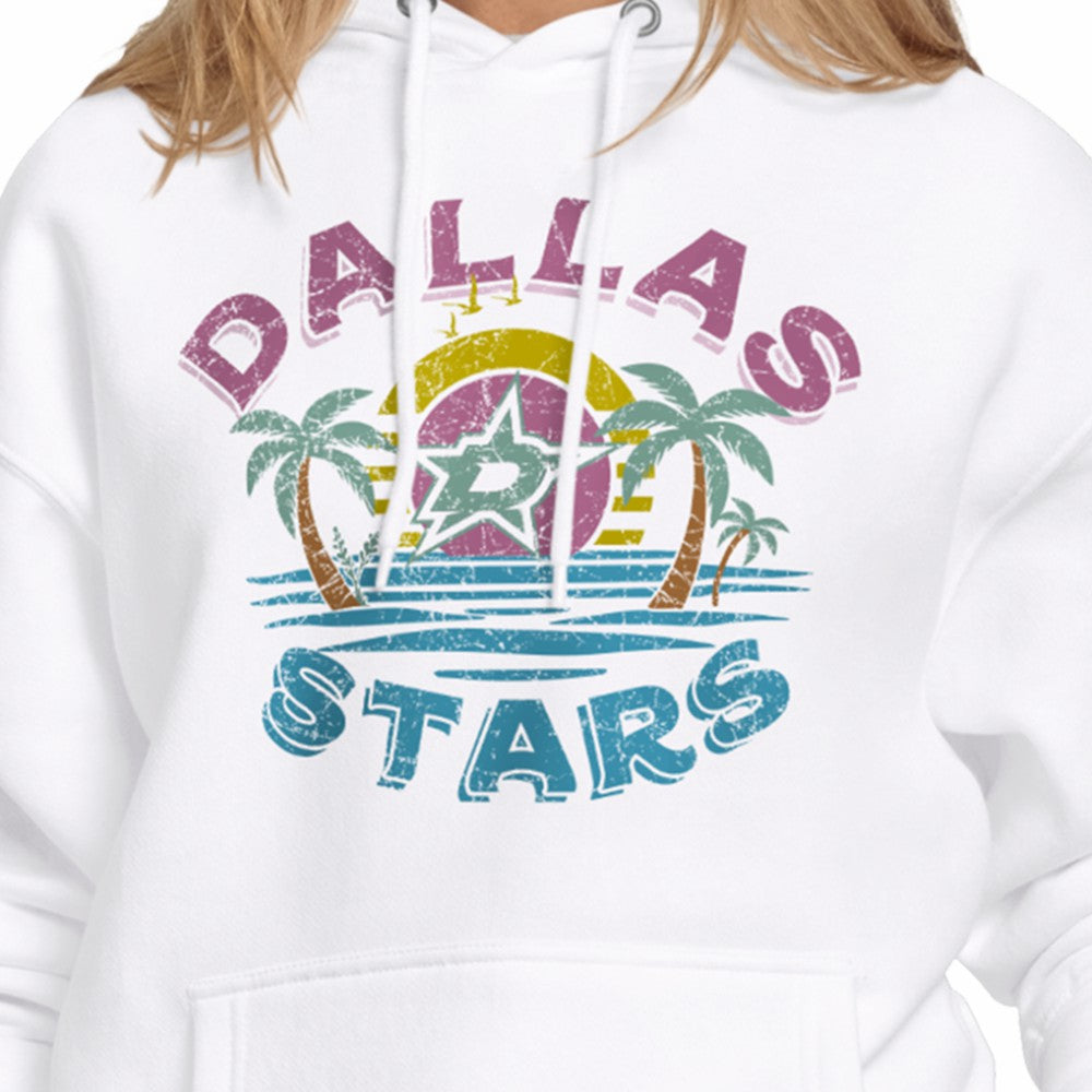 NHL Dallas Stars Starter Women's Tonal Beach Hoodie - White