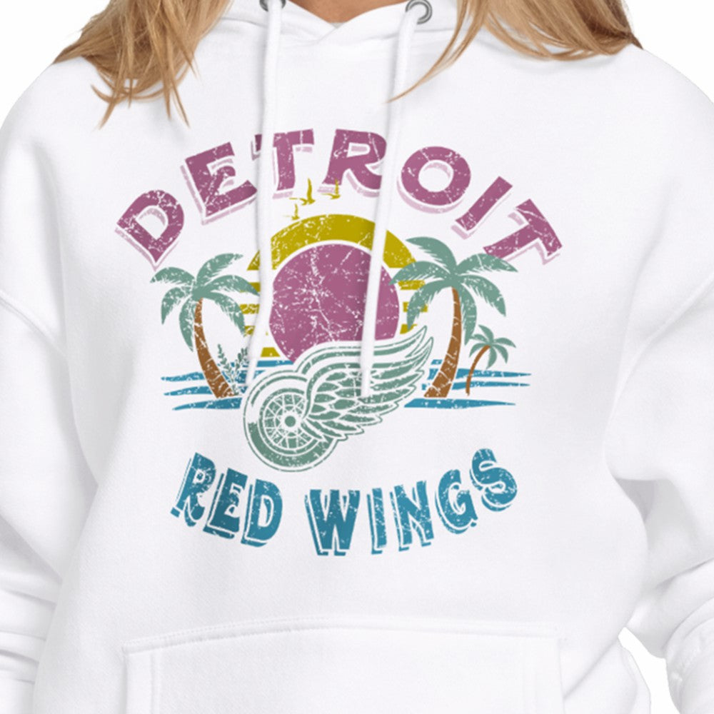 NHL Detroit Red Wings Starter Women's Tonal Beach Hoodie - White