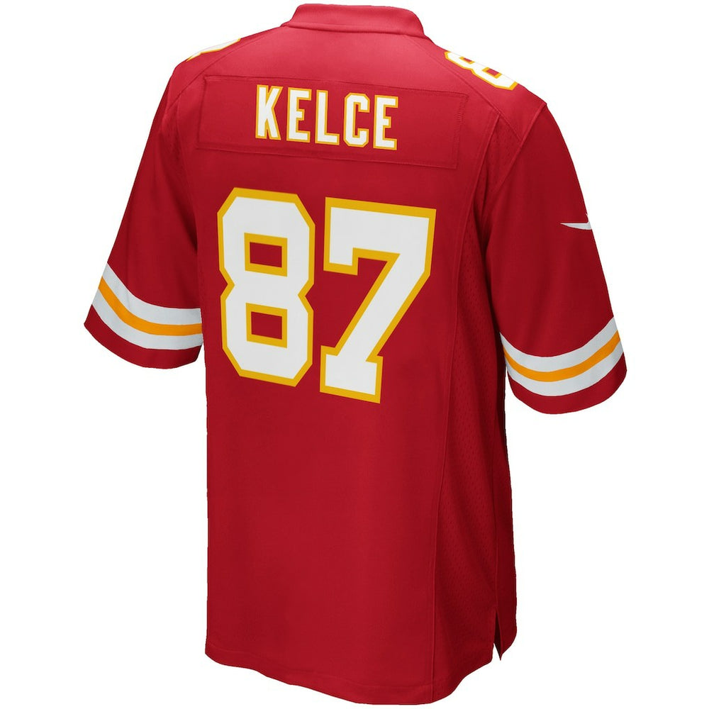 Travis Kelce Kansas City Chiefs Youth Game Jersey Red