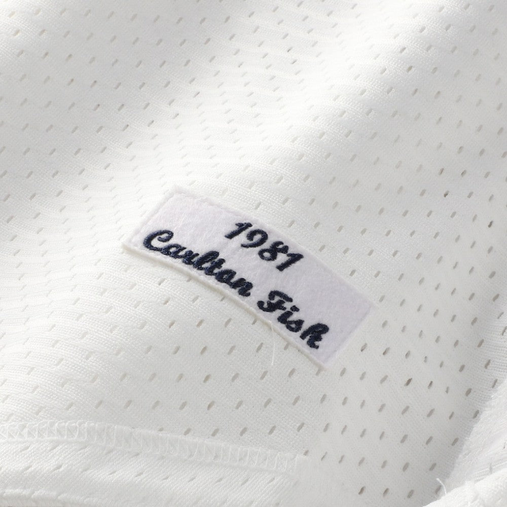 Carlton Fisk Chicago White Sox Mitchell & Ness Authentic Batting Practice Jersey - White Jerseys