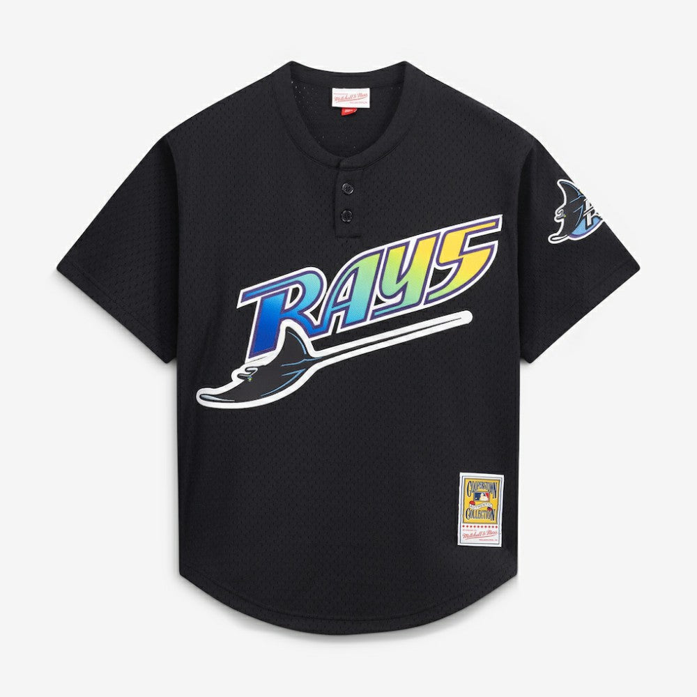 Wade Boggs Tampa Bay Rays Mitchell & Ness Authentic Batting Practice Jersey - Black Jerseys