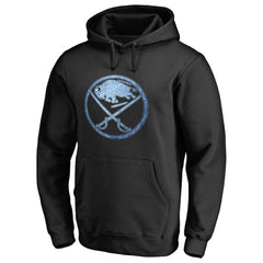 NHL Buffalo Sabres Rinkside Pond Hockey Pullover Hoodie - Black
