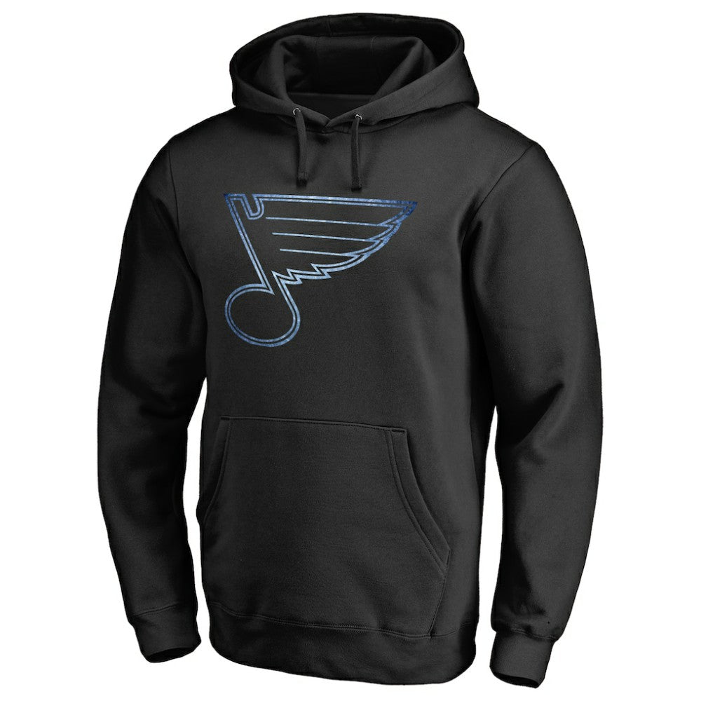 NHL St. Louis Blues Rinkside Pond Hockey Pullover Hoodie - Black