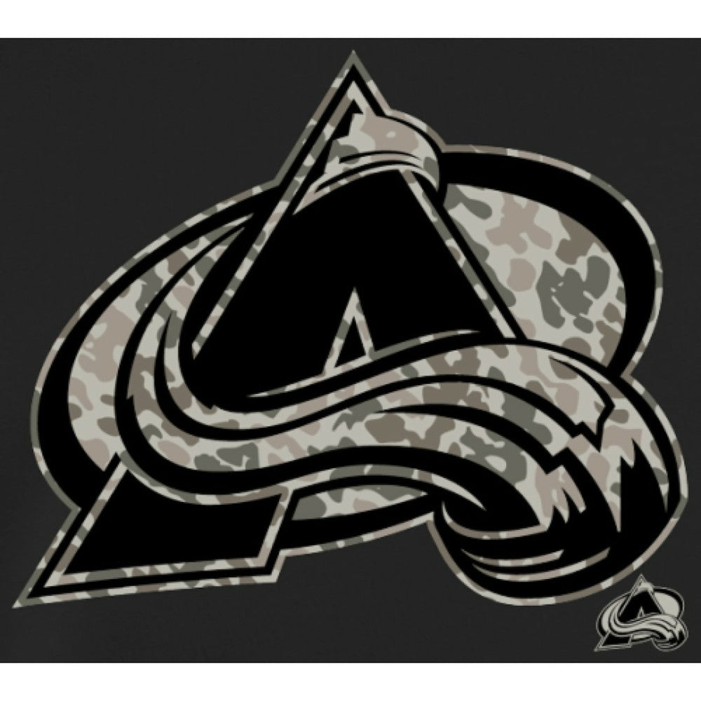 NHL Colorado Avalanche Rink Warrior Pullover Hoodie - Black