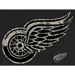 NHL Men's Detroit Red Wings Black Rink Warrior Pullover Hoodie