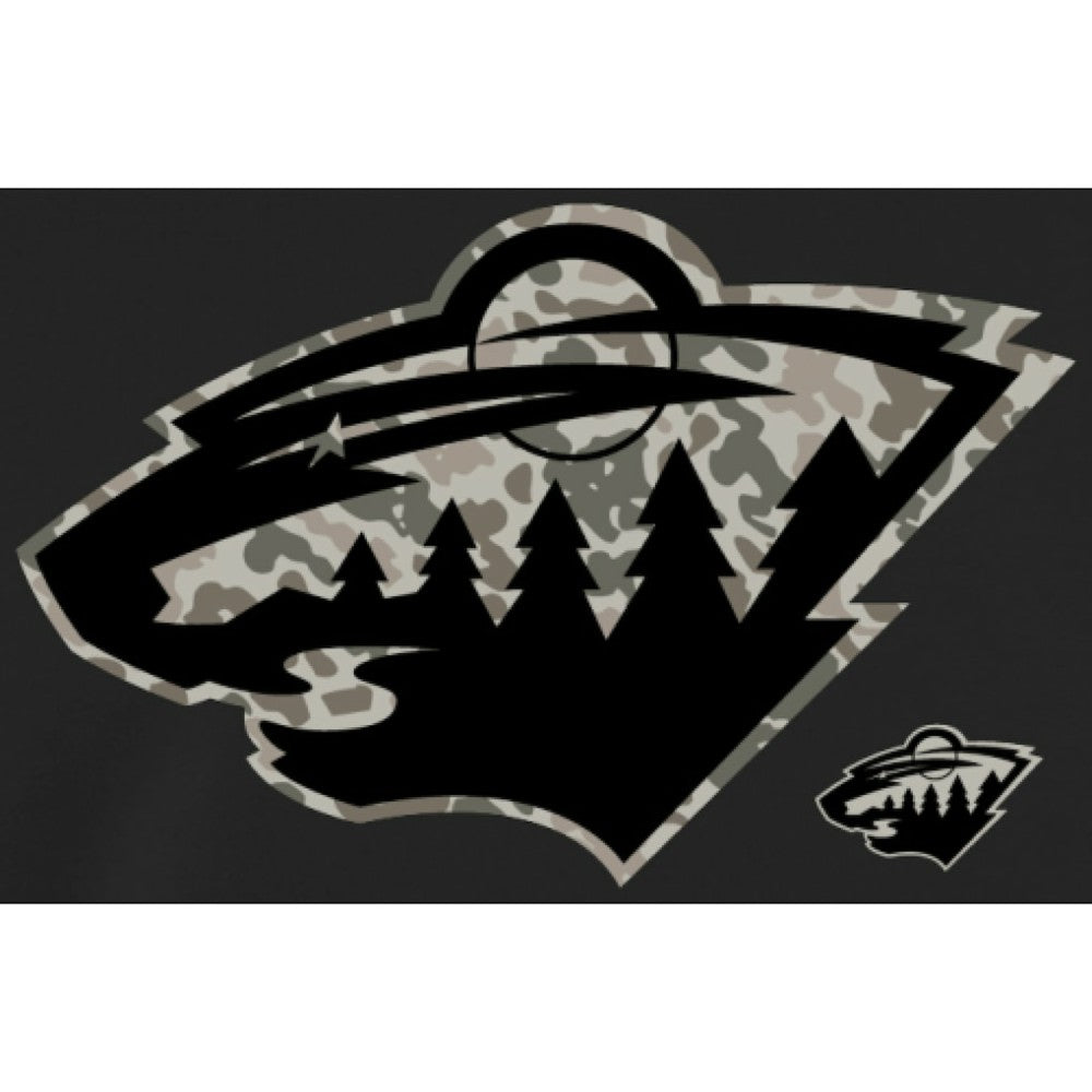 NHL Minnesota Wild Rink Warrior Pullover Hoodie - Black