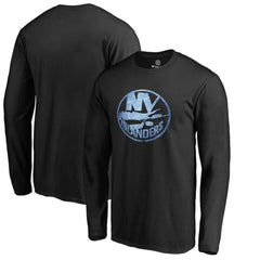 NHL New York Islanders Pond Hockey Long Sleeve T-Shirt - Black
