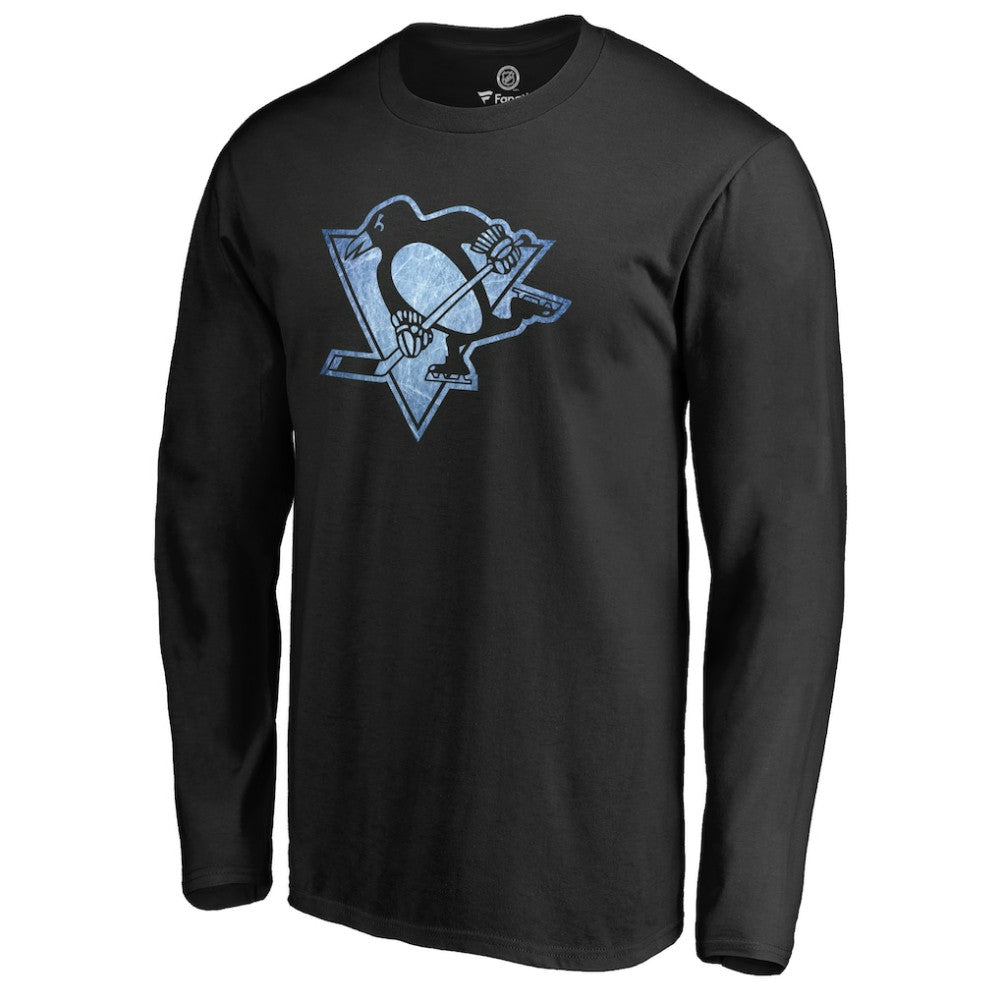 NHL Pittsburgh Penguins Pond Hockey Long Sleeve T-Shirt - Black
