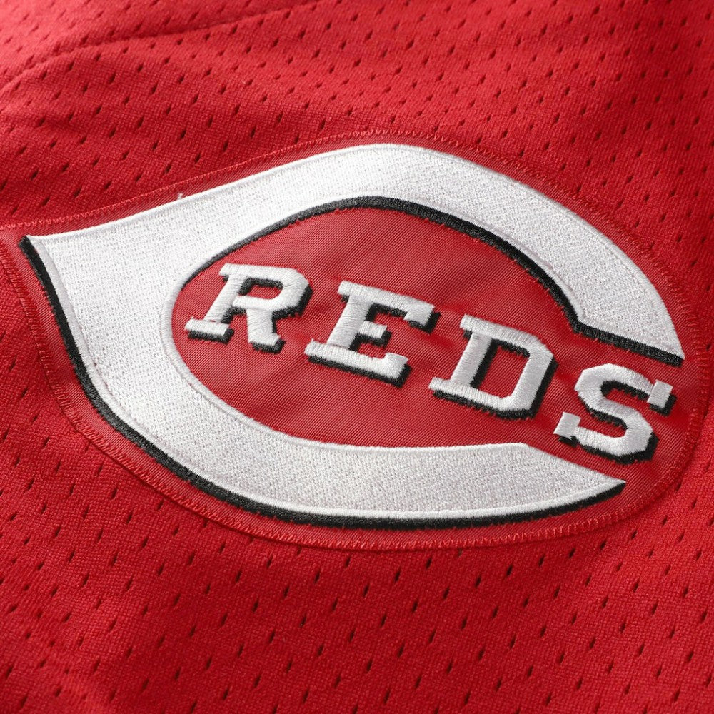 Barry Larkin Cincinnati Reds Mitchell & Ness Throwback Cooperstown Mesh Batting Practice Jersey - Red Jerseys