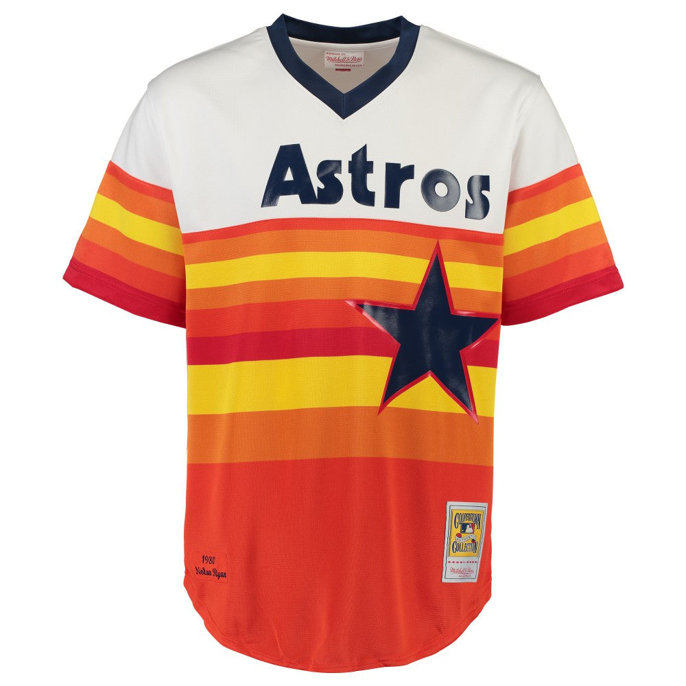 Nolan Ryan Houston Astros Mitchell & Ness Throwback Authentic Jersey - White Jerseys