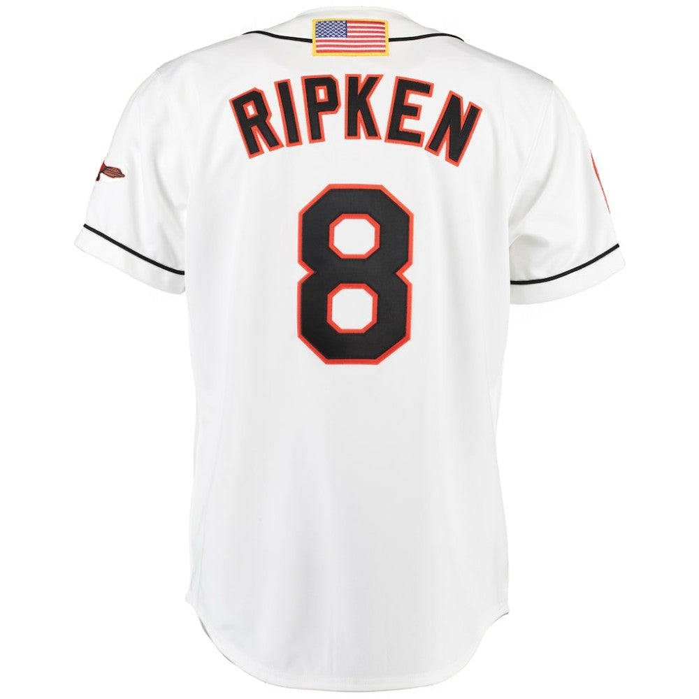 Cal Ripken Baltimore Orioles Mitchell & Ness Home Authentic Jersey - White Jerseys