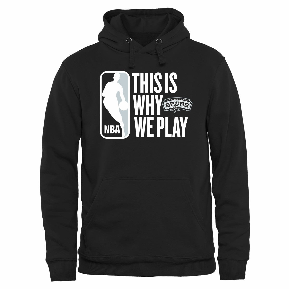 San Antonio Spurs This Is Why We Play Pullover Hoodie Black