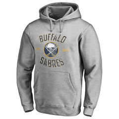 NHL Buffalo Sabres Heritage Pullover Hoodie - Ash