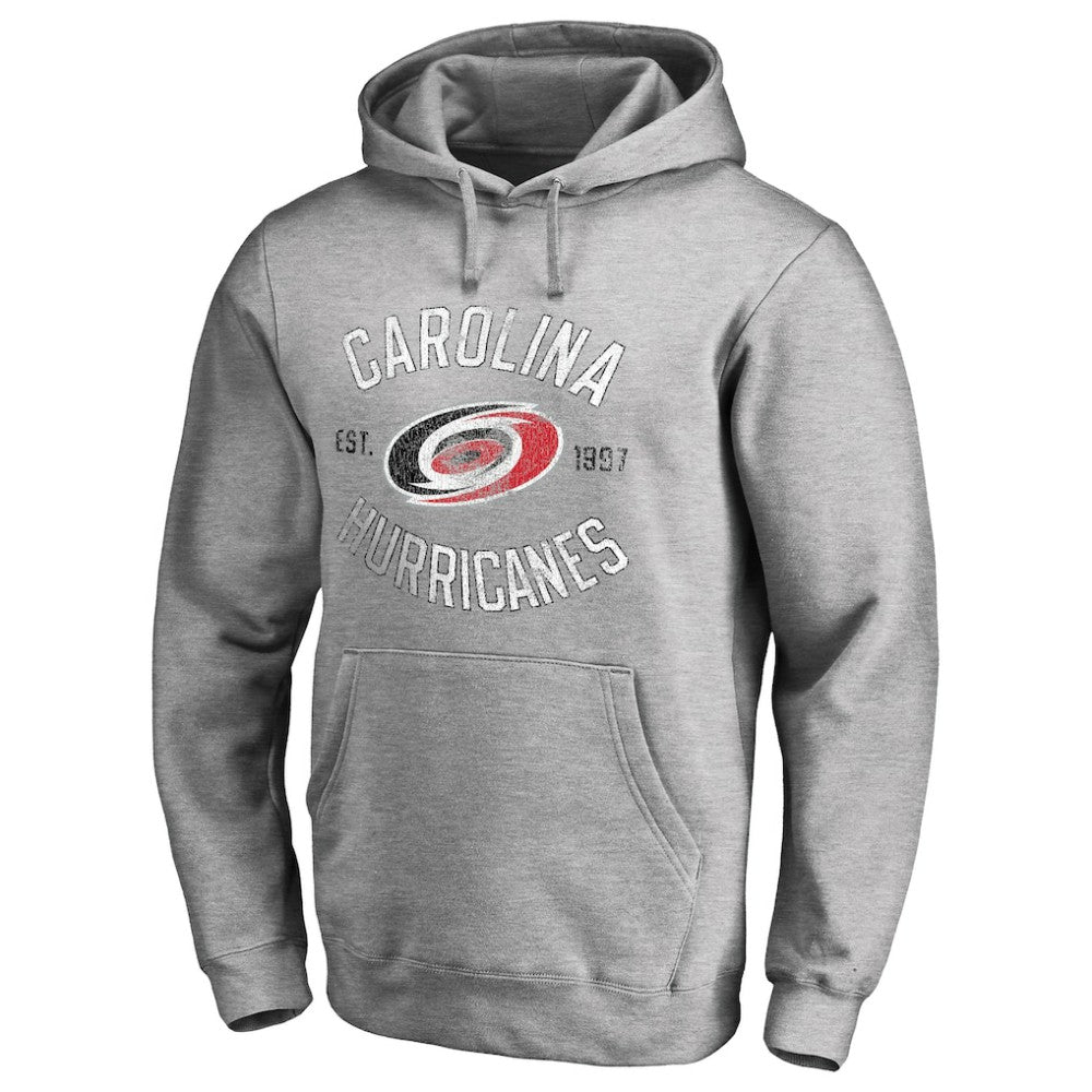 NHL Carolina Hurricanes Heritage Pullover Hoodie - Ash