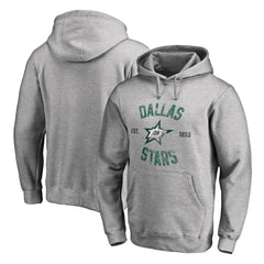 NHL Dallas Stars Heritage Pullover Hoodie - Ash