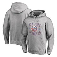 NHL New York Islanders Heritage Pullover Hoodie - Ash