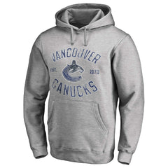 NHL Vancouver Canucks Heritage Pullover Hoodie - Ash