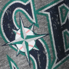 Hisashi Iwakuma Seattle Mariners Majestic Threads Premium Tri-Blend Name & Number T-Shirt - Gray T-shirts