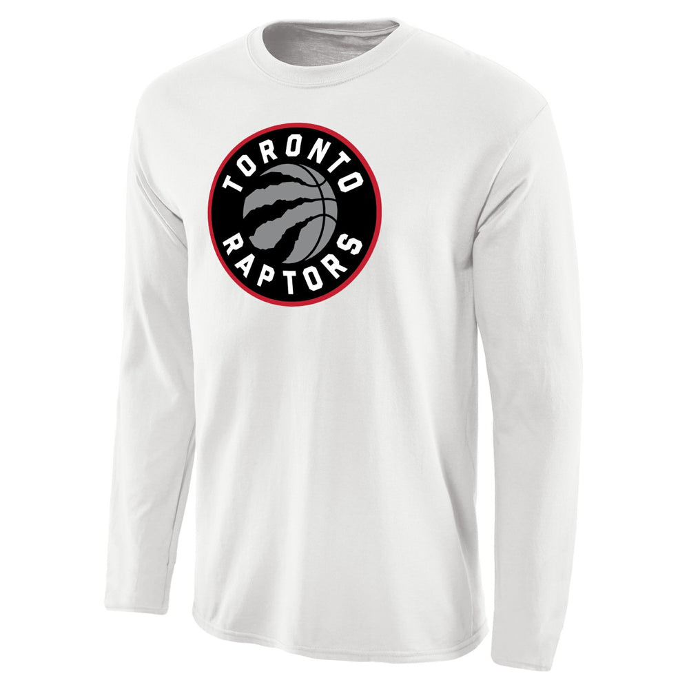 Toronto Raptors Primary Logo Long Sleeve T-Shirt White
