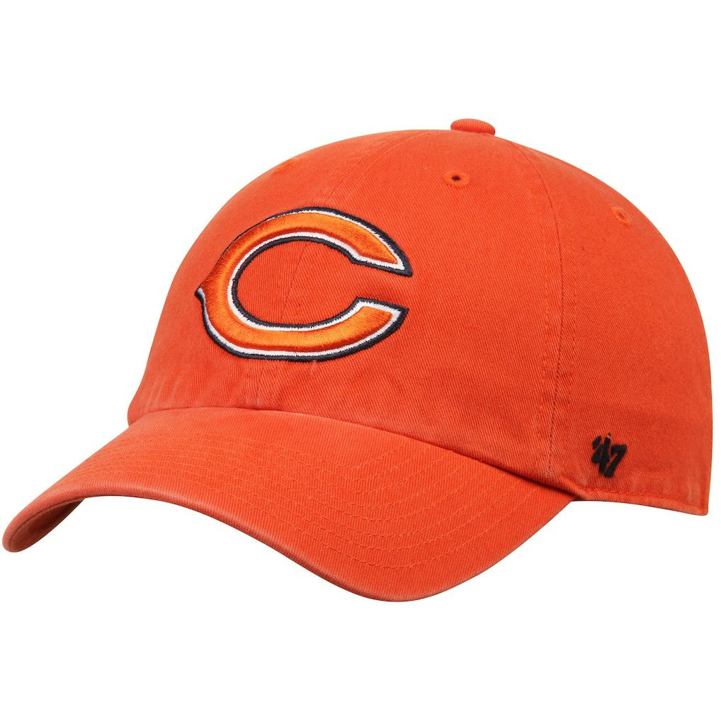 Chicago Bears '47 Clean Up Adjustable Hat Orange