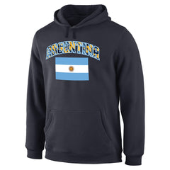 Argentina True Colors Pullover Hoodie Navy