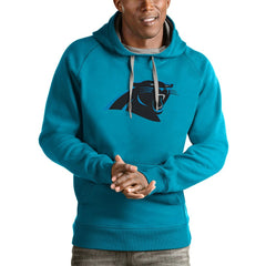 Carolina Panthers Antigua Victory Pullover Hoodie Blue