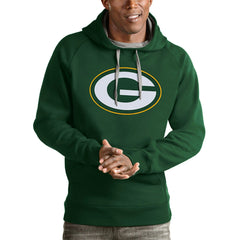 Green Bay Packers Antigua Victory Pullover Hoodie Green
