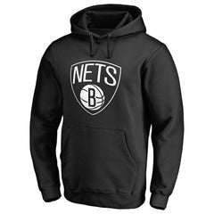 Brooklyn Nets #1 Dad Pullover Hoodie Black
