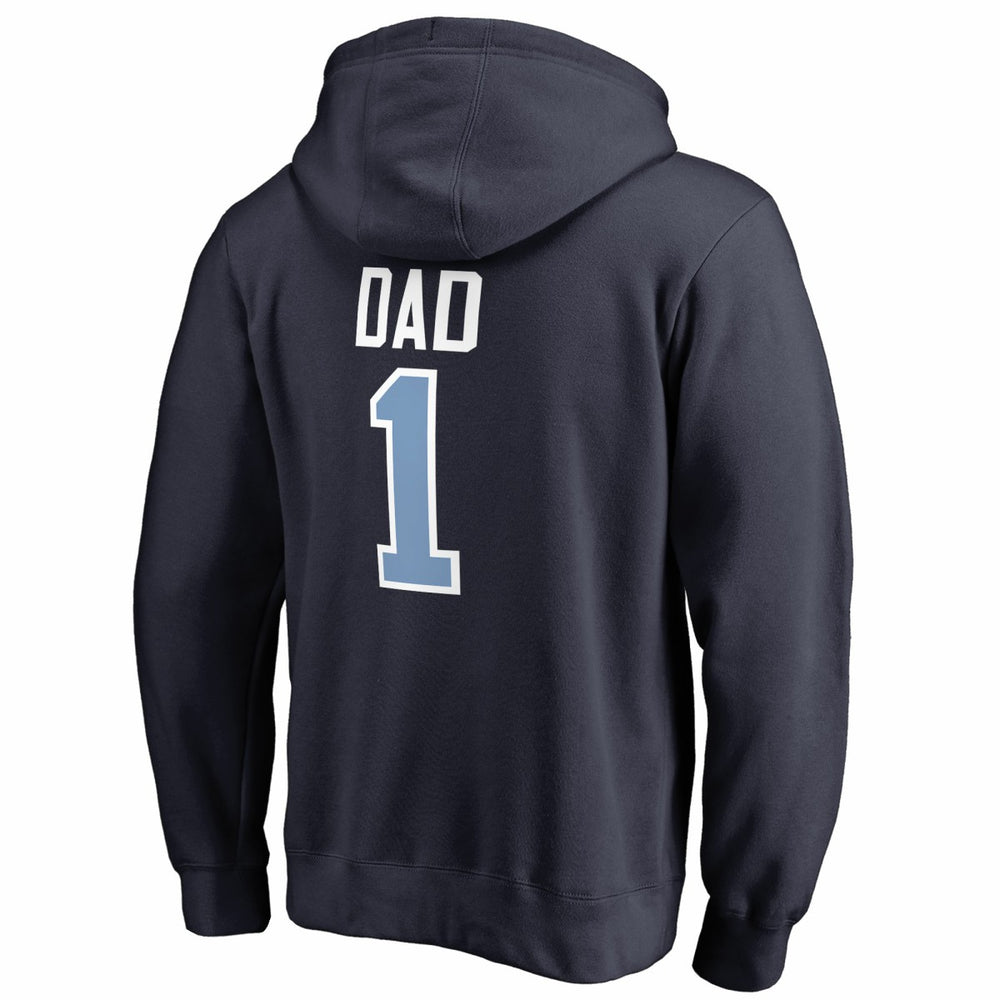 Memphis Grizzlies #1 Dad Pullover Hoodie Navy