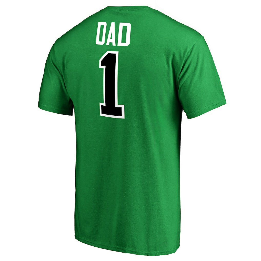 Boston Celtics #1 Dad T-Shirt Kelly Green
