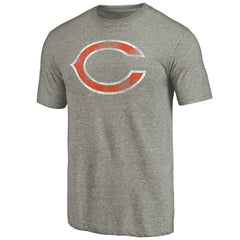Chicago Bears Distressed Team T-Shirt Ash