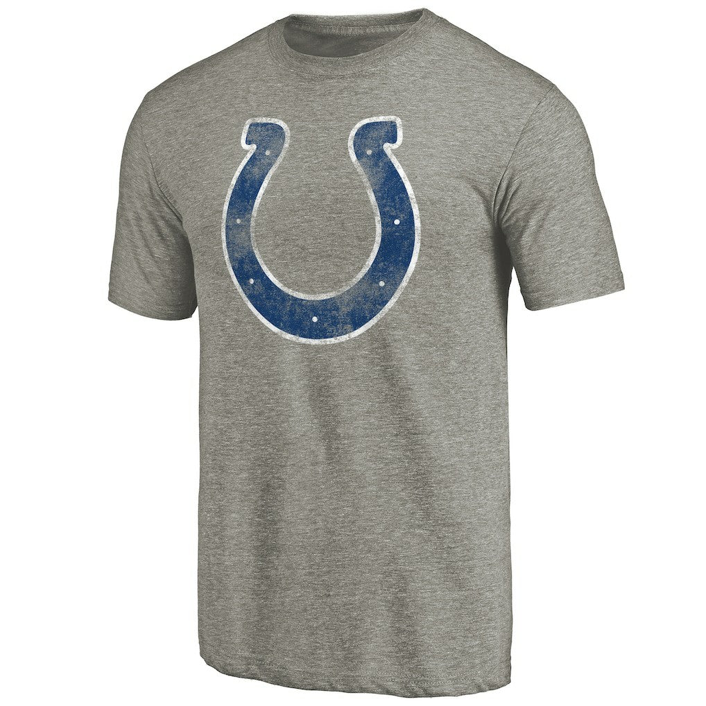Indianapolis Colts Distressed Team T-Shirt Ash