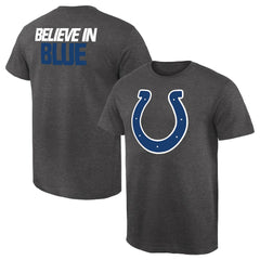 Indianapolis Colts Rally Logo T-Shirt Heathered Gray