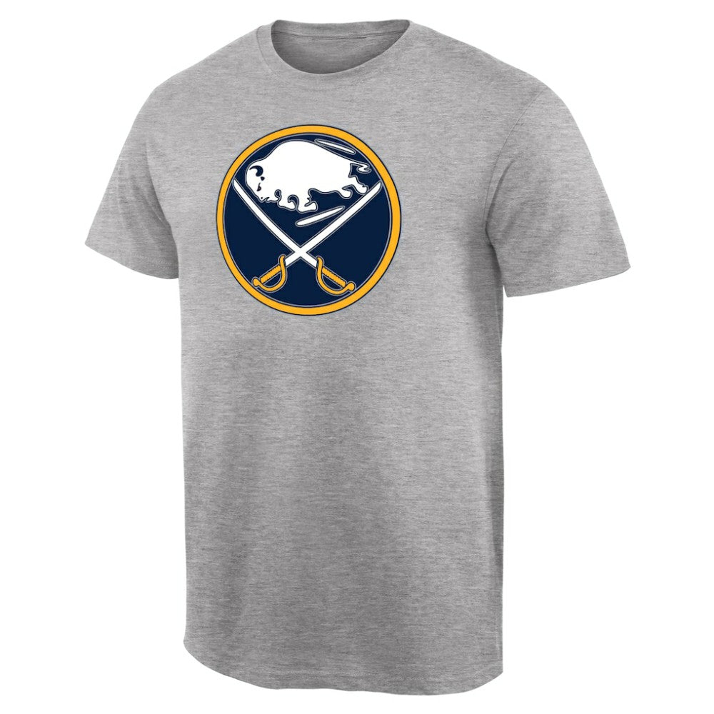 NHL Buffalo Sabres Team Primary Logo T-Shirt - Ash